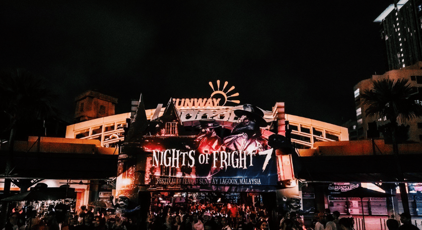 Nights of Fright at Sunway. The closest I've ever gotten to celebrating. Honestly, it was more waiting/queuing than celebrating.